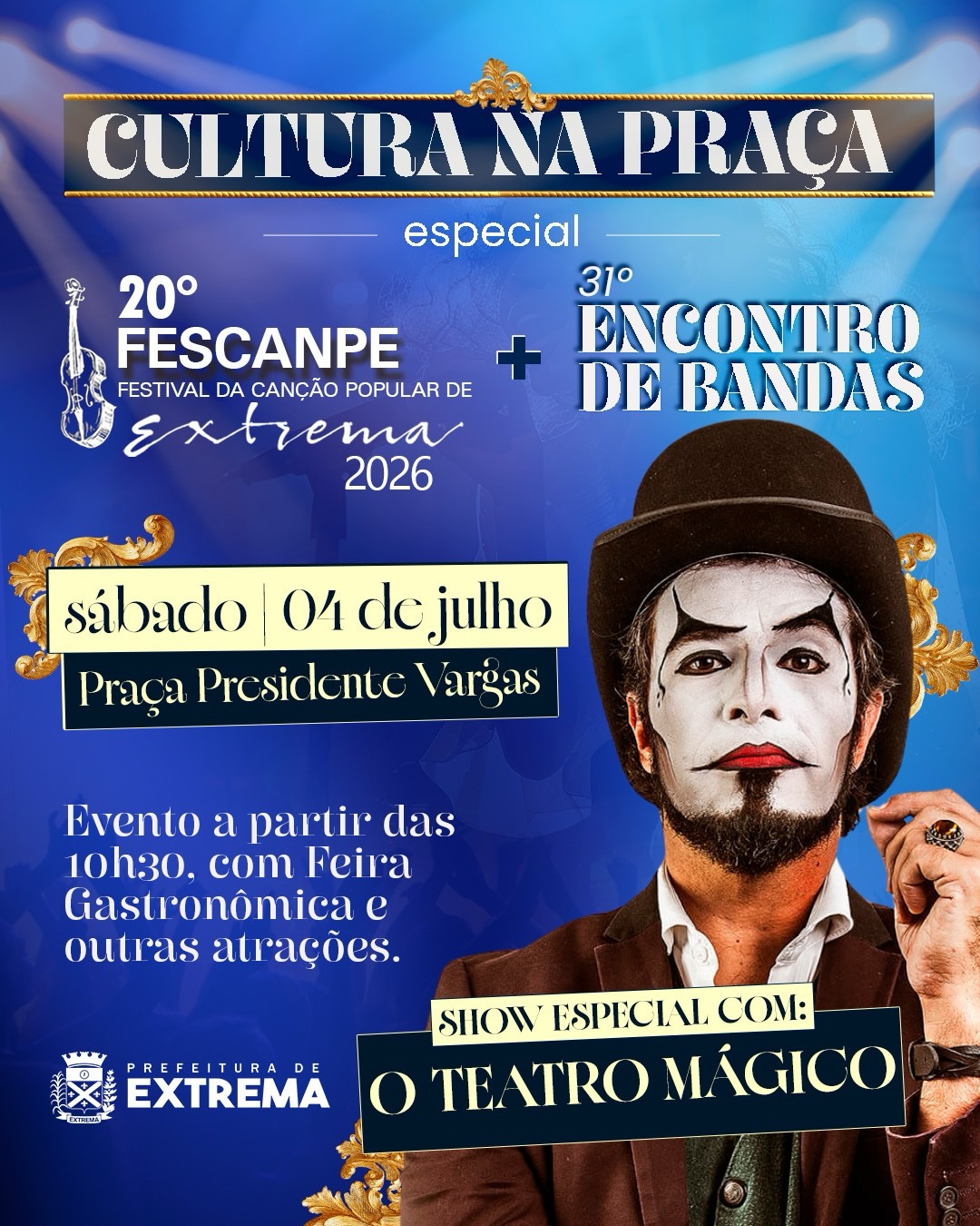 Post do instagram da Prefeitura de Mandirituba