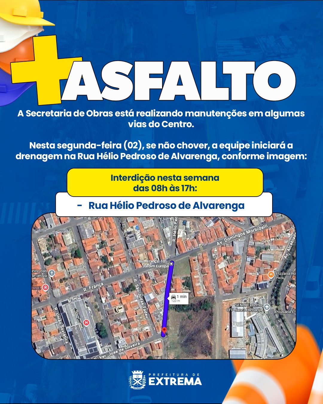 Post do instagram da Prefeitura de Mandirituba