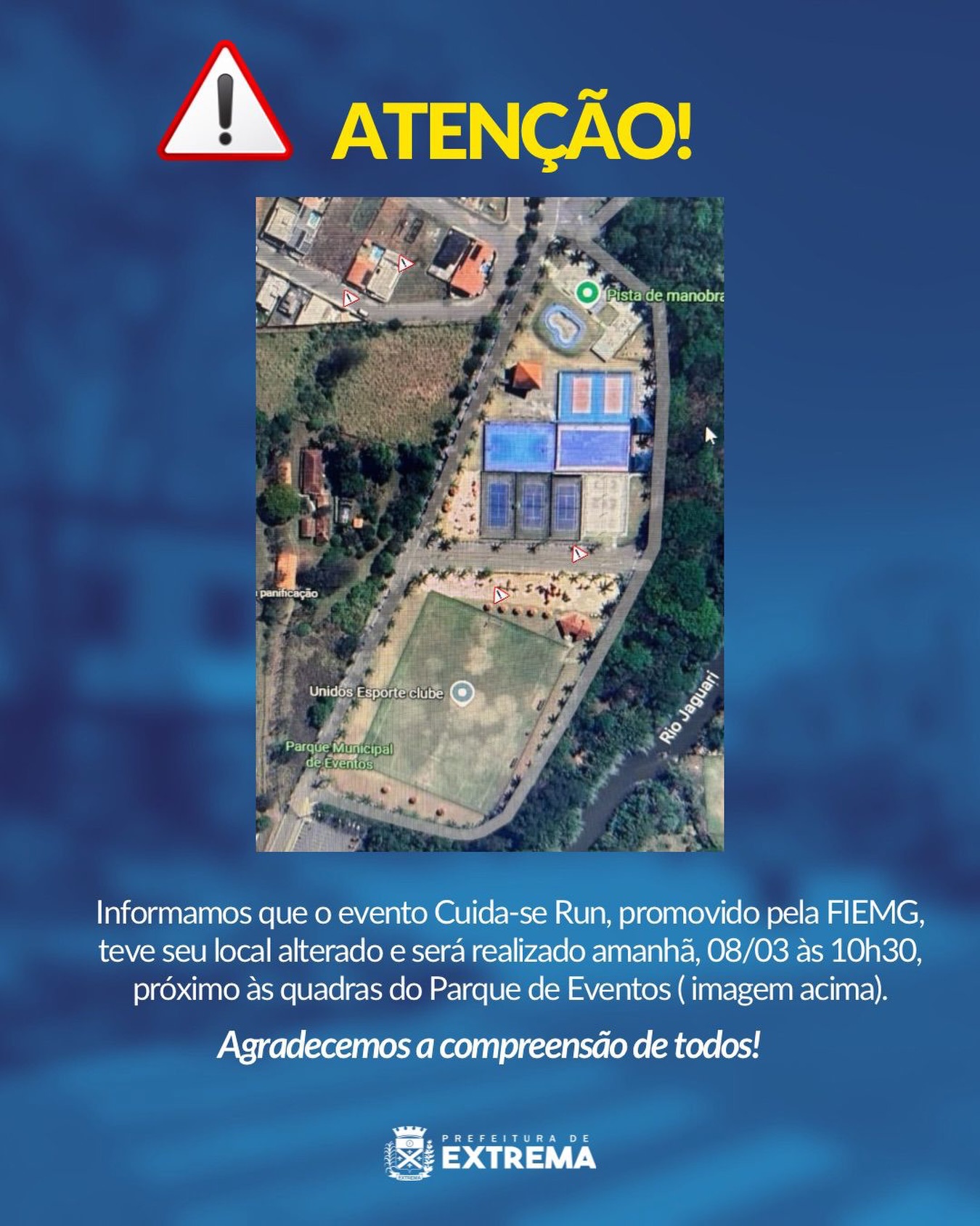 Post do instagram da Prefeitura de Mandirituba