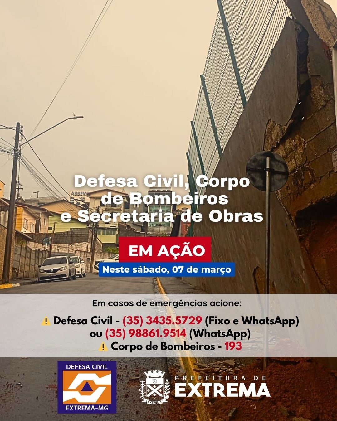 Post do instagram da Prefeitura de Mandirituba