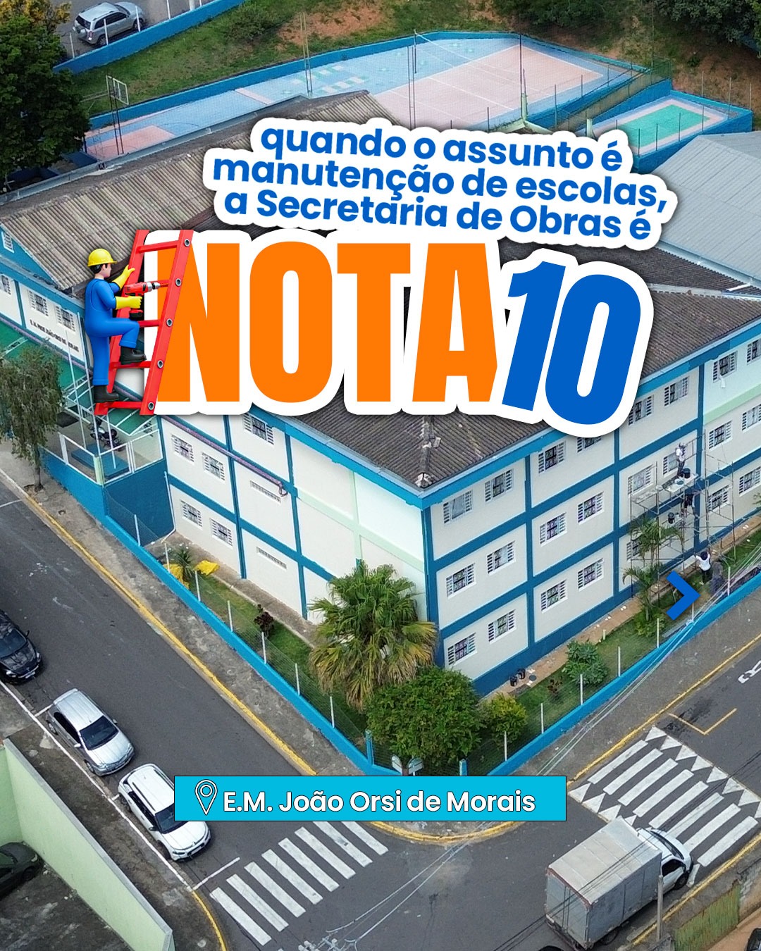 Post do instagram da Prefeitura de Mandirituba