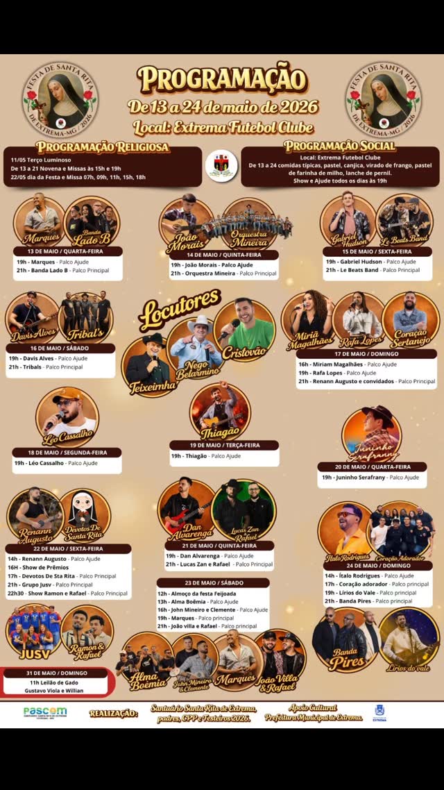 Post do instagram da Prefeitura de Mandirituba