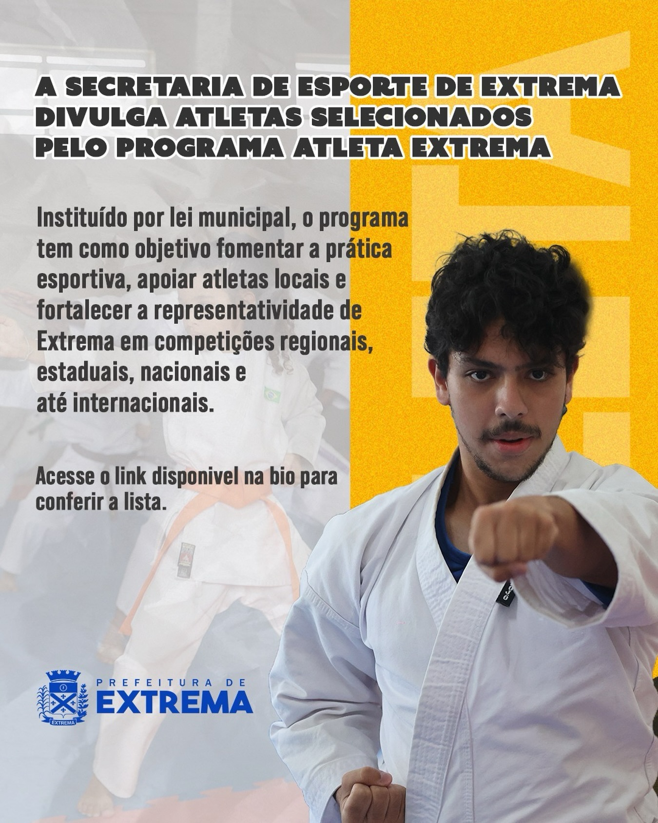 Post do instagram da Prefeitura de Mandirituba