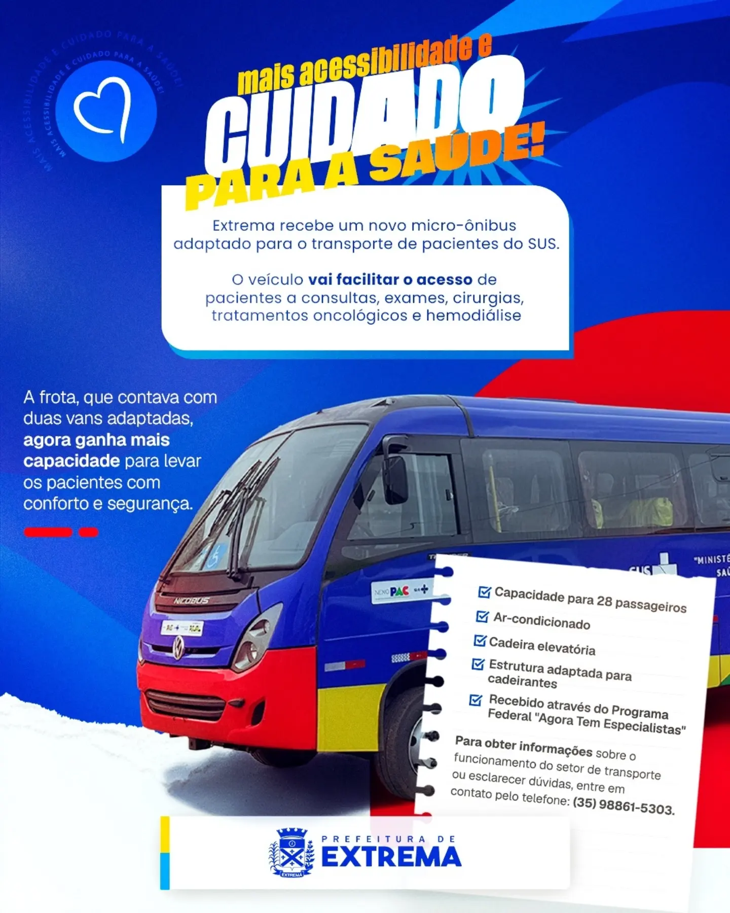 Post do instagram da Prefeitura de Mandirituba