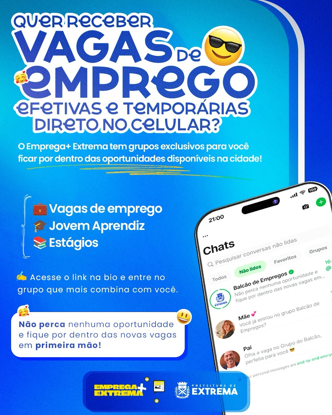 Post do instagram da Prefeitura de Mandirituba