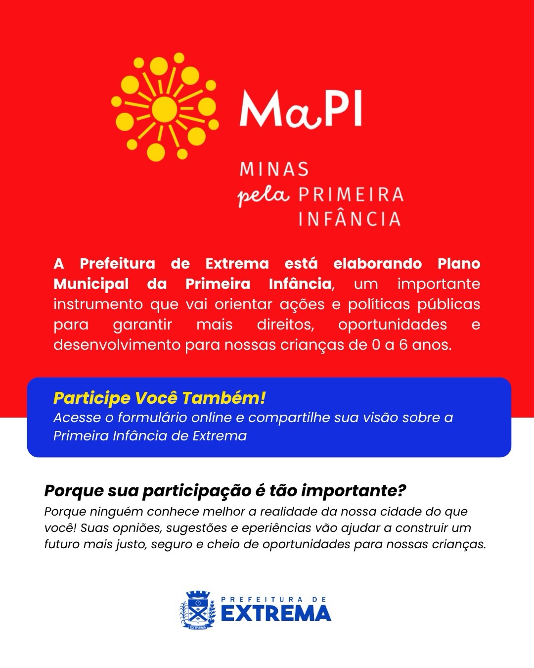 Post do instagram da Prefeitura de Mandirituba