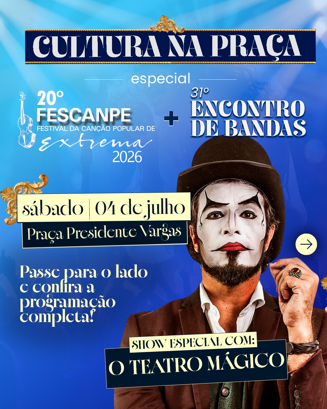 Post do instagram da Prefeitura de Mandirituba