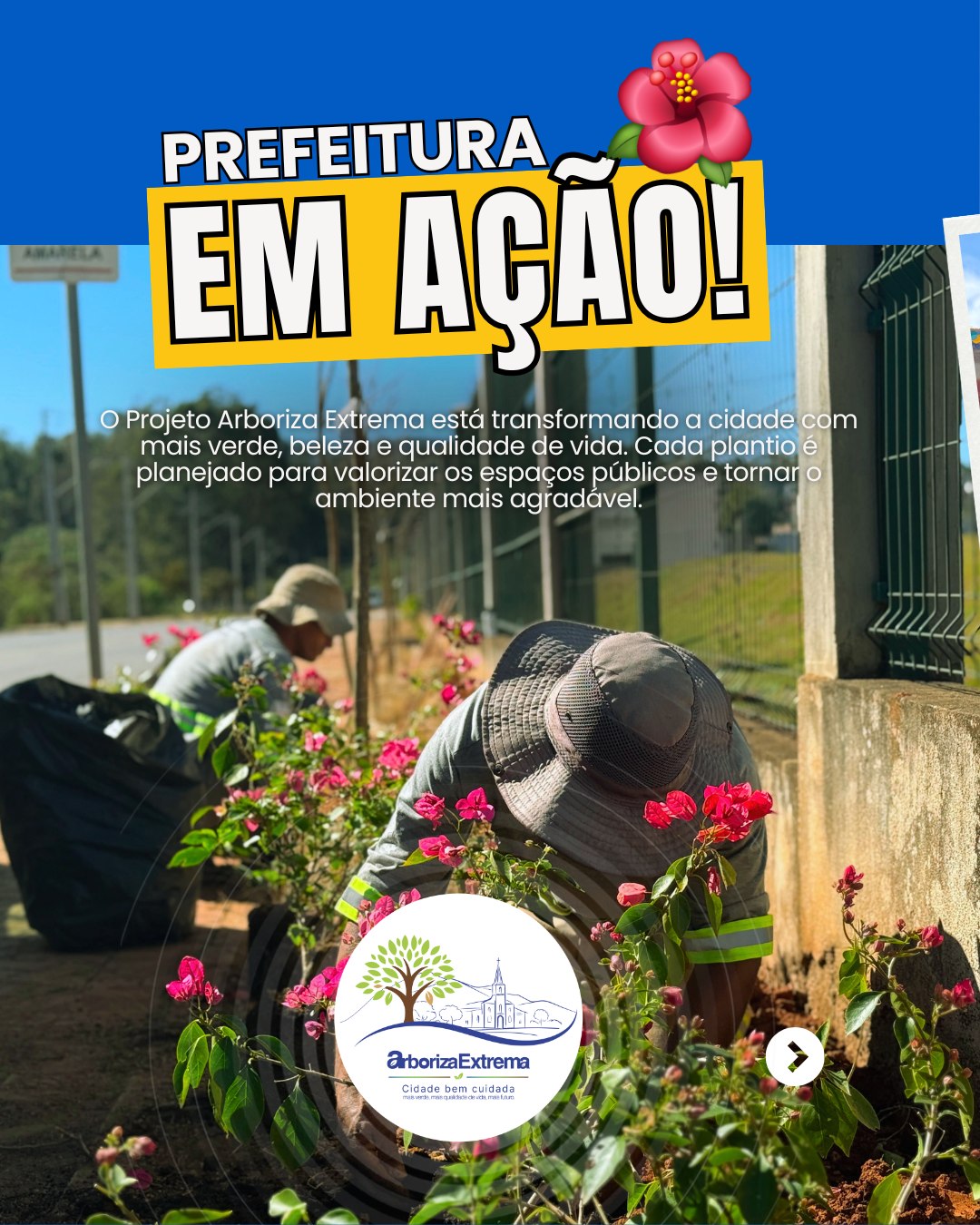 Post do instagram da Prefeitura de Mandirituba