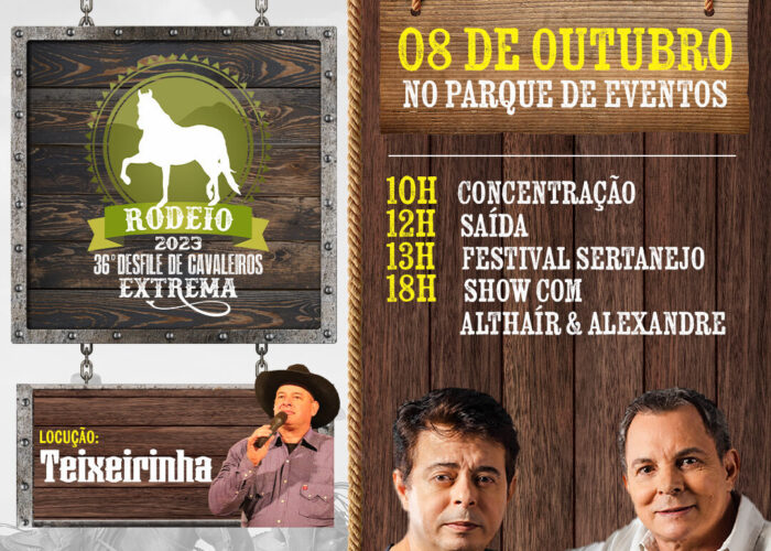 Portal Minas Gerais - Eventos: 36ª FESTA DE PEÃO DE BOIADEIRO DE EXTREMA